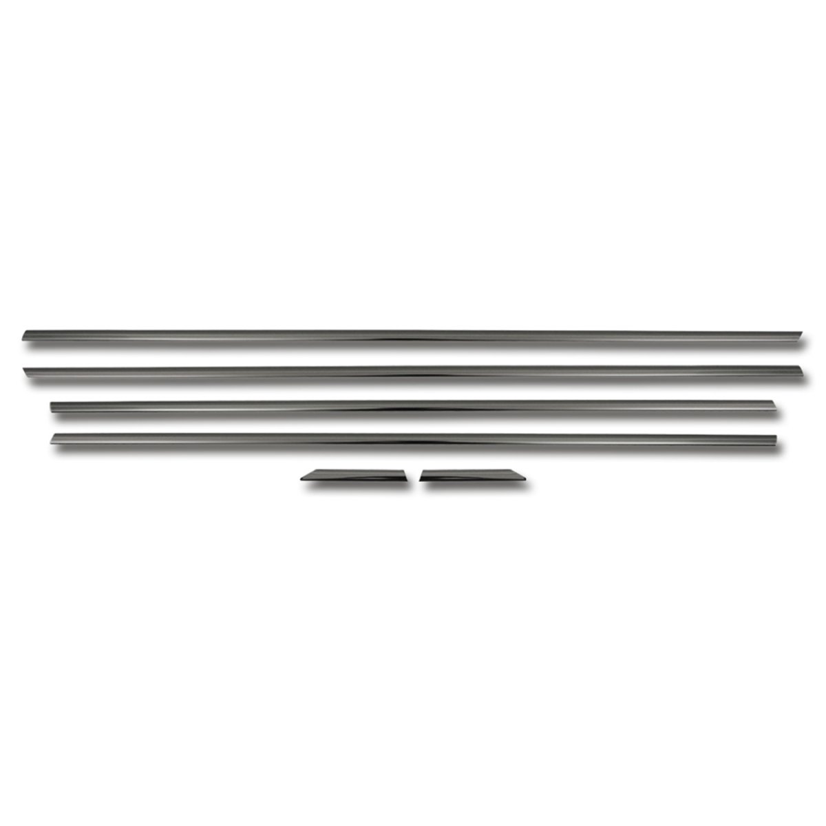 Volkswagen Jetta Window Trim - Omac - S.Steel - Gloss Dark - 2011-2018